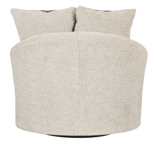 Soletren - Swivel Accent Chair - Stone
