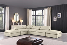 Load image into Gallery viewer, Comfy - 6 Piece Faux Leather Modular Sectional