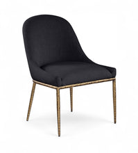 Load image into Gallery viewer, Ferro - Upholstered Dining Side Chair With Brushed Gold Legs