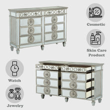 Load image into Gallery viewer, Varian - Mirrored Dresser - Silver