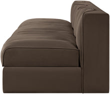 Load image into Gallery viewer, Rummi - Velvet Performance Fabric Upholstered 3 Piece Modular Armless Sofa