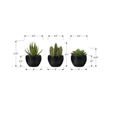 Load image into Gallery viewer, Artificial Succulent Plants (Set of 3)