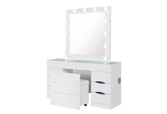 Ella - Storage Stool - White