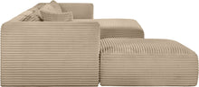 Load image into Gallery viewer, Shaggy - Fabric 5 Piece Modular Sectional With Chaise And Ottoman