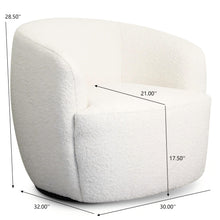 Load image into Gallery viewer, Mina - Swivel Chair - White