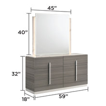 Load image into Gallery viewer, Altima - 6 Drawer Dresser (Mirror Not Included) - Gray