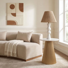Load image into Gallery viewer, Cindra - Genuine Marble Top And Iron Base Table