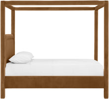 Load image into Gallery viewer, Salina - Velvet Upholstered Bed - Saddle