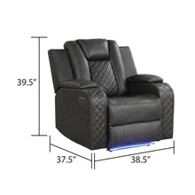 Load image into Gallery viewer, Benz - LED & Power Recliner Chair With Adjustable Headrest