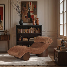 Load image into Gallery viewer, Marcella - Chaise Lounge - Walnut Base