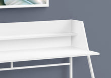 Load image into Gallery viewer, Computer Desk For Home Office, Laptop, Storage Shelves, Marble Look Contemporary & Modern