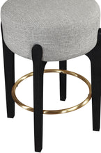 Load image into Gallery viewer, Torino - Backless Counter Stool With Brushed Black Base (Set of 2)