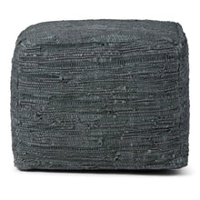 Load image into Gallery viewer, Fredrik - Handcrafted Square Pouf