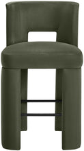 Load image into Gallery viewer, Zuno - Velvet Performance Fabric Upholstered Bar Stool (Set of 2)