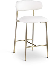 Load image into Gallery viewer, Lupita - Counter Stool With Brushed Gold Frame (Set of 2)