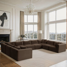 Load image into Gallery viewer, Shaggy - 9 Piece Modular U-Shaped Sectional
