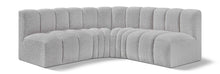 Load image into Gallery viewer, Arc - Boucle Fabric 4 Piece Corner Modular Sofa