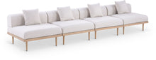 Load image into Gallery viewer, Laguna - 4 Piece 142" Upholstered Outdoor Patio Modular Armless Sofa