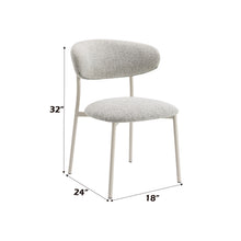 Load image into Gallery viewer, Kalam - Fabric Side Chair (Set of 2) - Light Gray