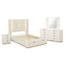 Load image into Gallery viewer, La Pierre - Modern Bedroom Set With Upholstered LED Bed