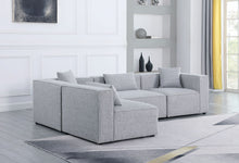Load image into Gallery viewer, Cube - Linen 4 Piece Modular Corner Sectional