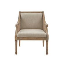 Load image into Gallery viewer, Transitional Cane Accent Armchair And Back Cushion - Natural