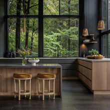 Load image into Gallery viewer, Monette - Counter Stool With Natural Base