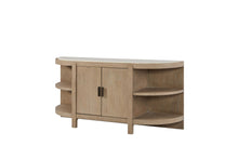 Load image into Gallery viewer, Trilogy - 2-Door Console Table With Marble Top - Toffee