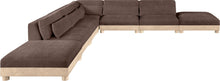 Load image into Gallery viewer, Turin - Chenille Fabric Upholstered Modular Sectional - Brown