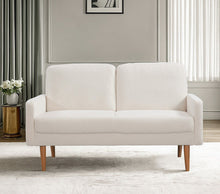 Load image into Gallery viewer, Loveseat Sofa, European Style With Sleek Design, Modern & Vintage Flair, Upholstered 2 Seater Couch
