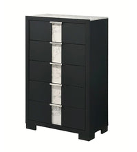 Load image into Gallery viewer, Crown Mark Furniture Rangley 5 Drawer Chest in Black image