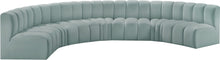Load image into Gallery viewer, Arc - Faux Leather 7 Piece U-Shaped Modular Sofa