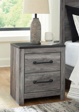 Load image into Gallery viewer, Bronyan - Two Drawer Night Stand - Dark Gray