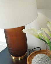 Load image into Gallery viewer, Farberman - Glass Table Lamp - Amber