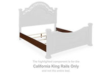 Load image into Gallery viewer, Lavinton - California King Rails - Brown