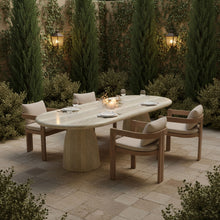 Load image into Gallery viewer, Newport - Water Resistant Fabric Upholstered Outdoor Patio Dining Chair