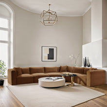 Load image into Gallery viewer, Shaggy - Fabric 6 Piece Modular Corner Sectional