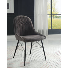 Load image into Gallery viewer, Abraham - Side Chair (Set of 2) - Black / Dark Gray