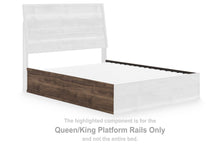 Load image into Gallery viewer, Chirason - Queen/King Platform Rails - Brown