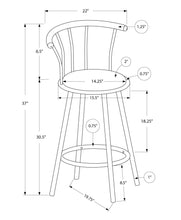 Load image into Gallery viewer, Swivel Stool Bar Height, Stylish Design Contemporary & Modern (Set of 2)
