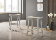 Load image into Gallery viewer, Alonzo - 17.5" Backless Ergonomic Counter Height Stool (Set of 2)