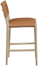 Load image into Gallery viewer, Andie - Vegan Leather Upholstered Counter Stool - Natural Base