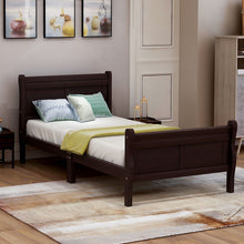Load image into Gallery viewer, Platform Bed Frame Mattress Foundation Sleigh Bed With Headboard / Footboard / Wood Slat Suppor