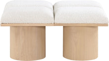 Load image into Gallery viewer, Pavilion - 4 Piece Modular Bench With Natural Base