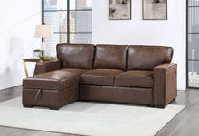 Load image into Gallery viewer, U0203 - Reversible Pullout Sofa Bed - Coffee