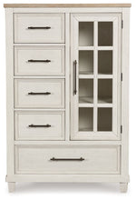 Load image into Gallery viewer, Shaybrock - Door Chest - Antique White / Brown
