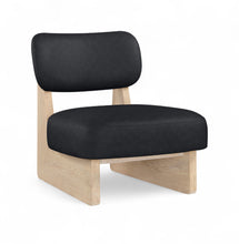 Load image into Gallery viewer, Vetra - Vegan Leather Upholstered Accent Chair With Natural Base