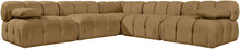 Load image into Gallery viewer, Orin - Velvet Fabric 5 Piece Modular Sectional