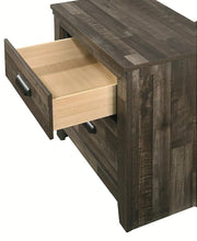 Load image into Gallery viewer, Crown Mark Furniture Carter 2 Drawer Nightstand in Brown