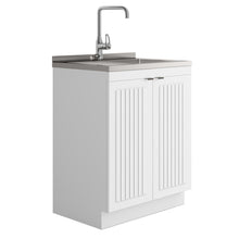 Load image into Gallery viewer, Murphy - Laundry Cabinet & Faucet And Stainless Steel Sink